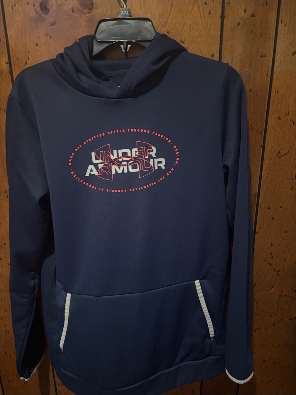 Under Armour Men’s Navy Logo Hoodie